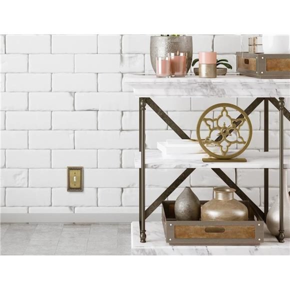 Sunken Pearls Decorative Wall Plate Switch Plate Outlet Cover(Single Toggle,2PK) - Picture 7 of 7